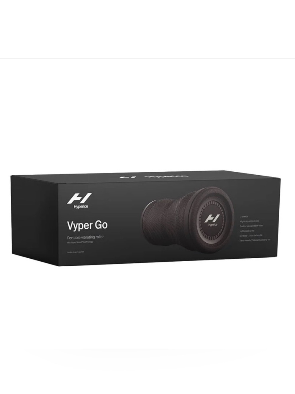 Hyperice Vyper Go Portable Vibrating Roller - Black (New!)